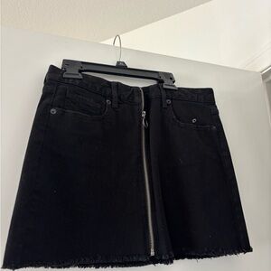 Aeropostale Black Denim Skirt